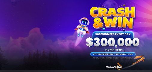 pinnacle casino Crash & Win Promotions